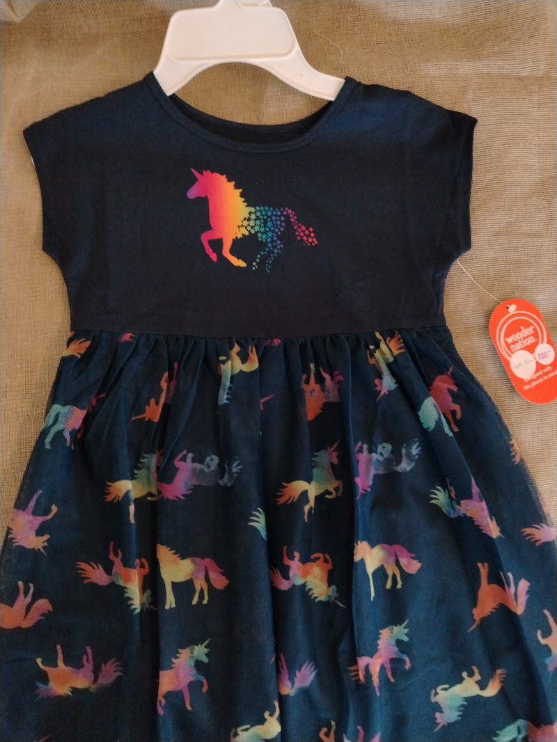 Vestido niña unicornio