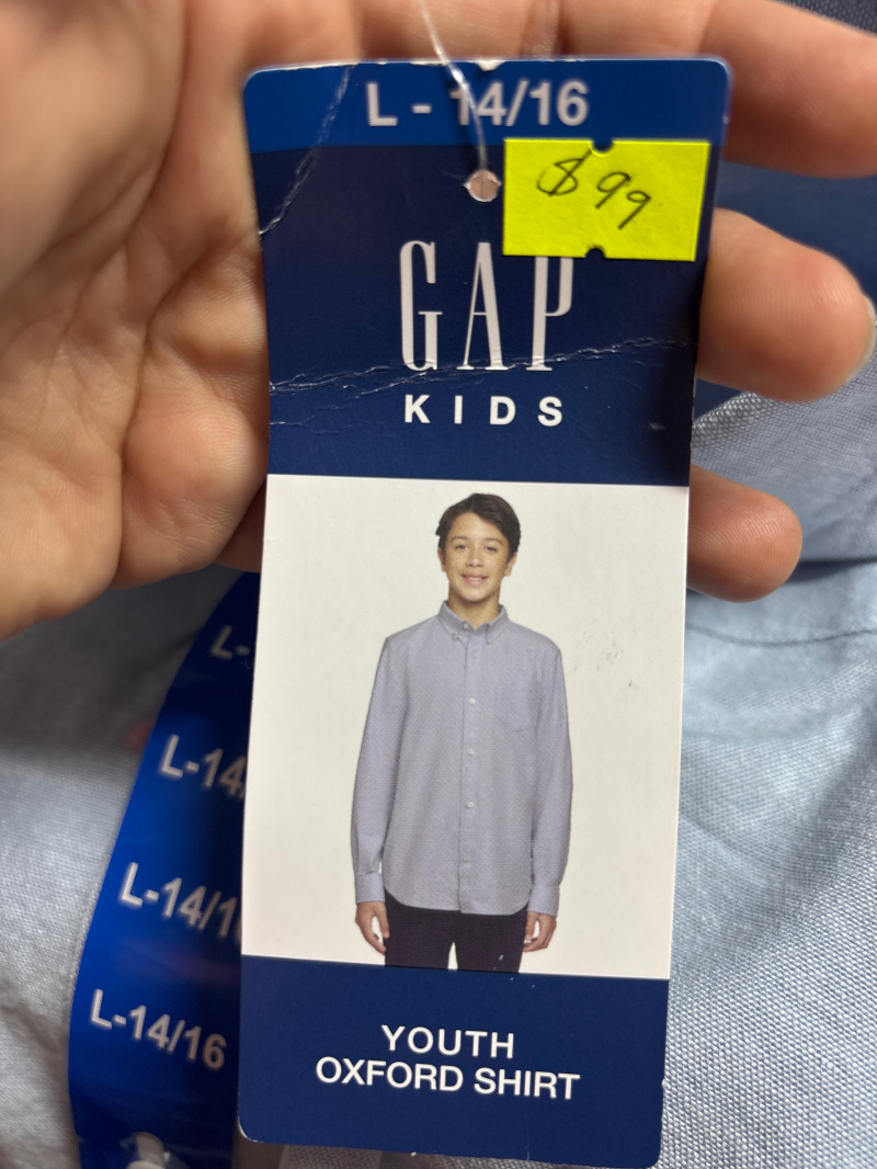 Camisa gap azul