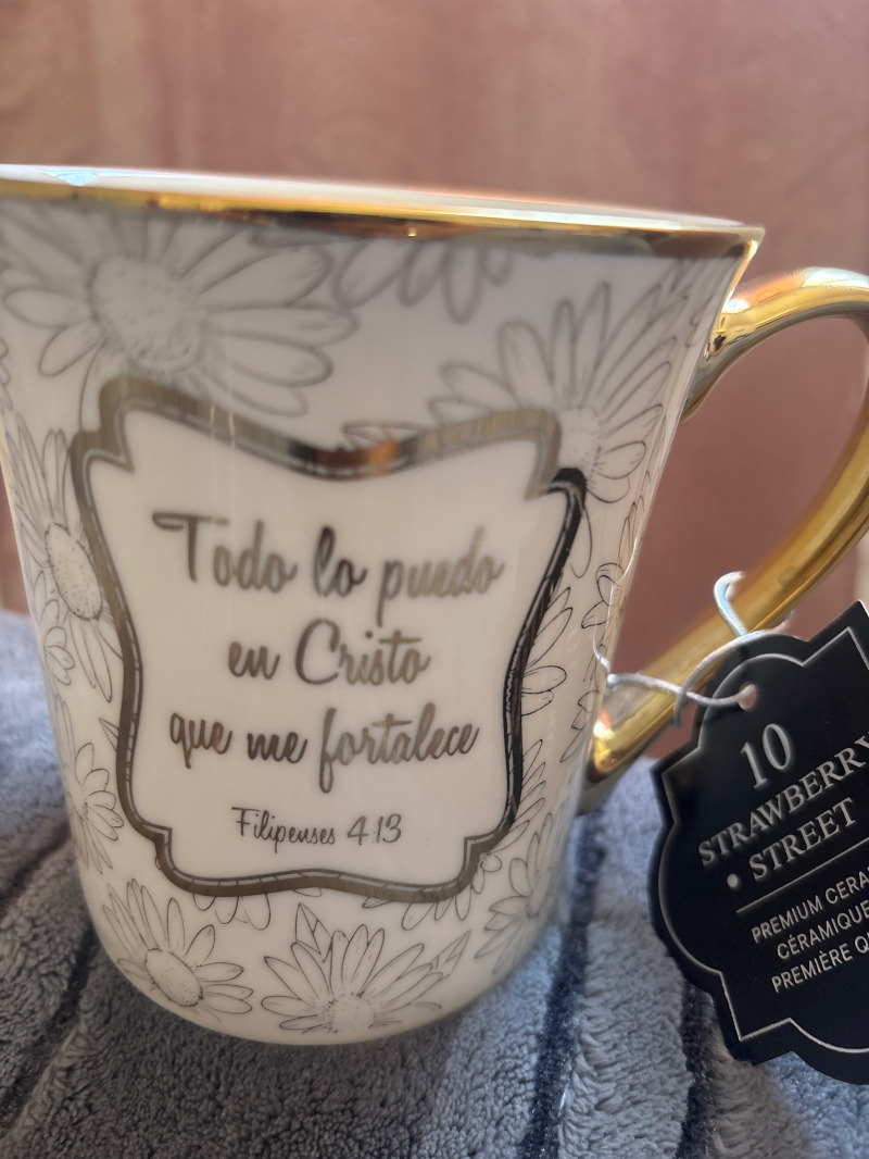 Taza dorada
